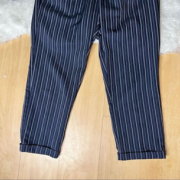 Paper bag high waisted belted style dress pants cropped size 7 - Picture 11 of 11